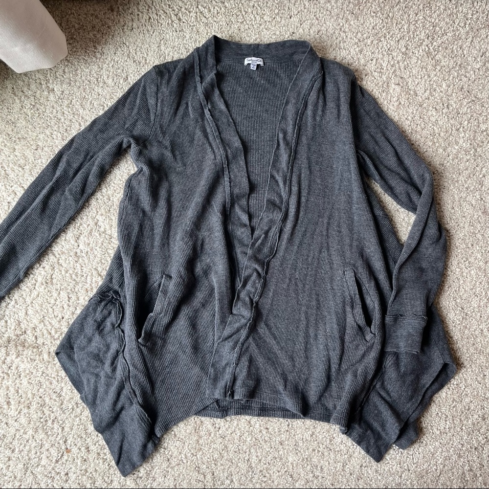 Splendid Gray Flowy Sweater